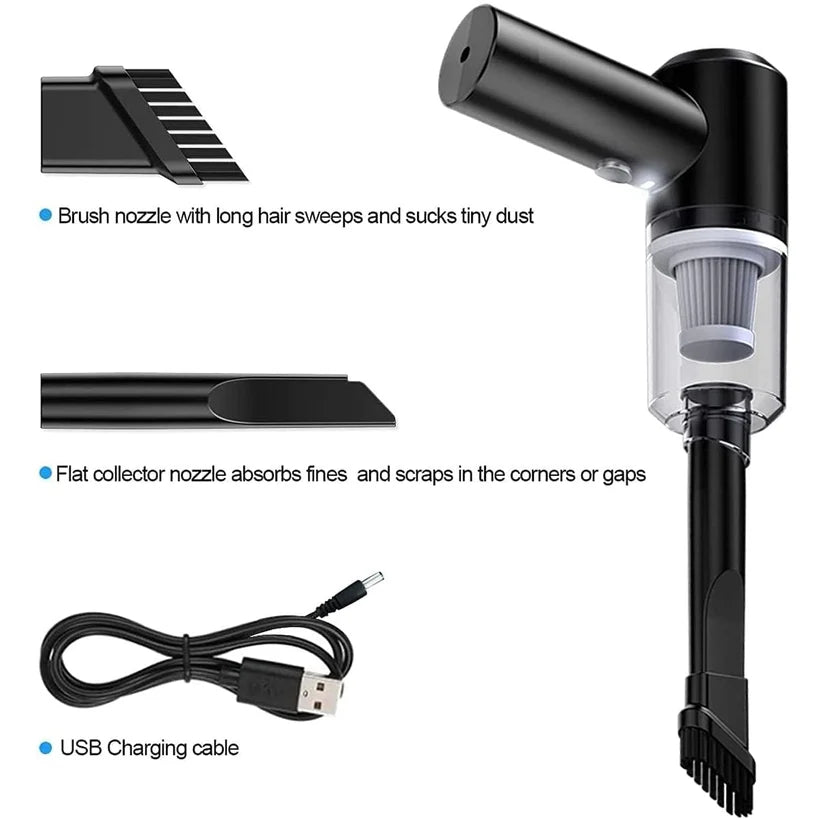 3 in 1 Portable Car Vacuum Cleaner